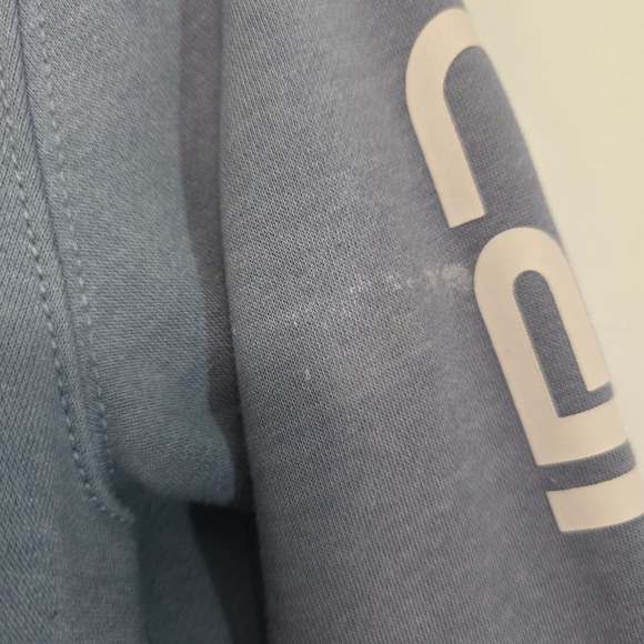 Carhartt Hoodie Womens S Blue Gray Good Relaxed Fit Graphic Sleeve Workwear - Picture 6 of 11